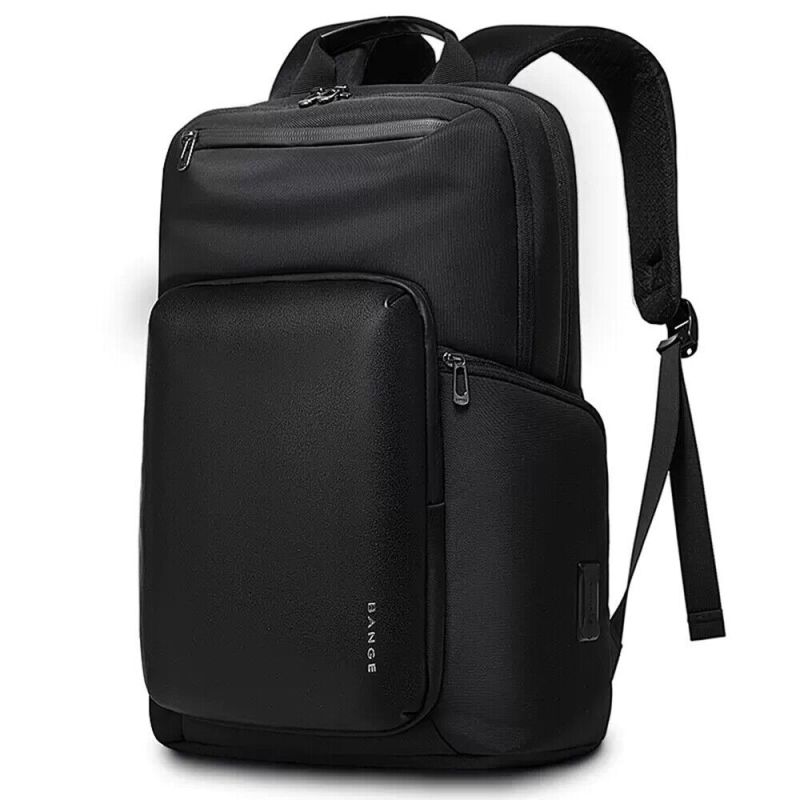 Bange elegantní studentský batoh s USB Araceli Černý 29L