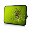 Huado pouzdro na notebook 12.1" Zelený rozkvět