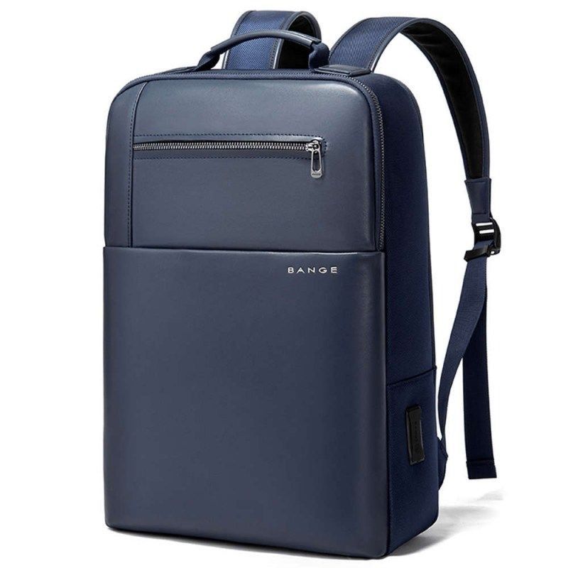 Bange elegantní batoh na notebook s USB Marius Modrý 17L
