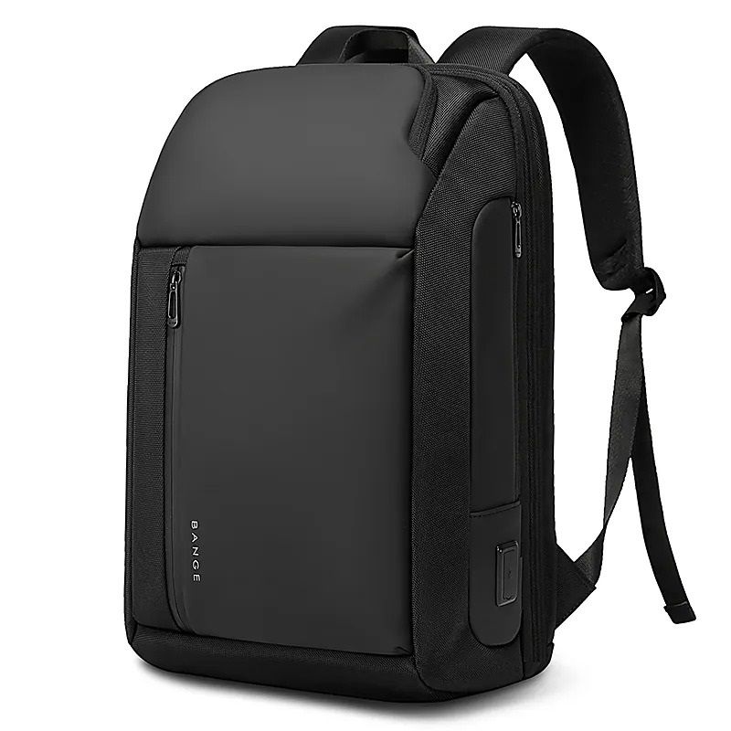 BANGE elegantní batoh s USB Edeltraud Černý 24L