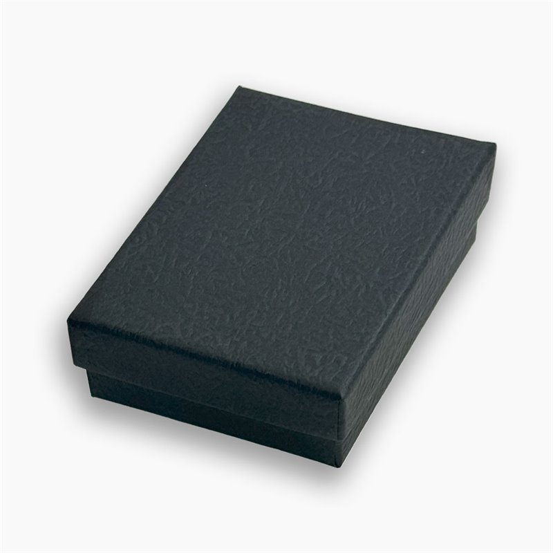 Dárková krabička obedélník Černá 9,5 x 7,5 cm