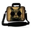 Huado taška přes rameno 15.6" Kočka s brýlemi