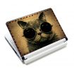 Huado fólie na notebook 12-15.6" Kočka s brýlemi