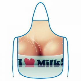 Kuchyňská zástěra - I love Milk