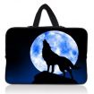 Huado taška na notebook do 13.3" Vlk vyjící na měsíc