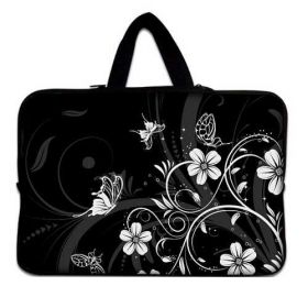Huado taška na notebook do 14.4" Květiny a motýlci