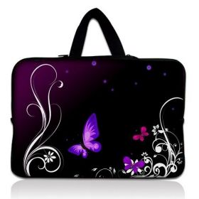 Huado taška na notebook do 17.4" Purpuroví motýlci