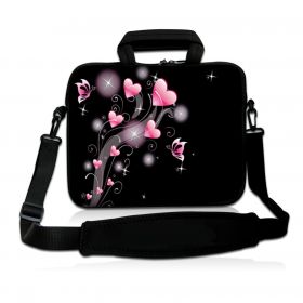 Huado taška přes rameno 13.3" Růžové srdíčka