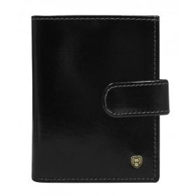 Rovicky kožená peněženka na doklady RFID Černé
