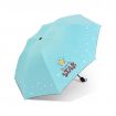 Dívčí skládací deštník STAR tyrkysový
