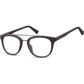 Ovalné brýle bez dioptrii Reverend - černé