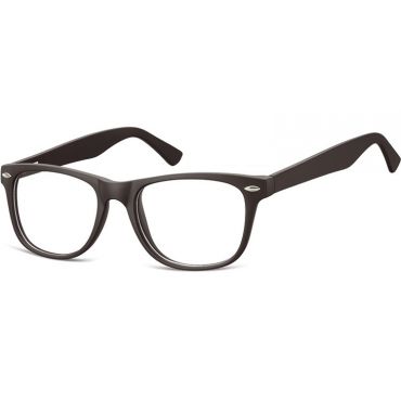 Brýle bez dioptrii wayfarer Flexi Černé
