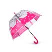 Dívčí průhledný deštník růžová kočka