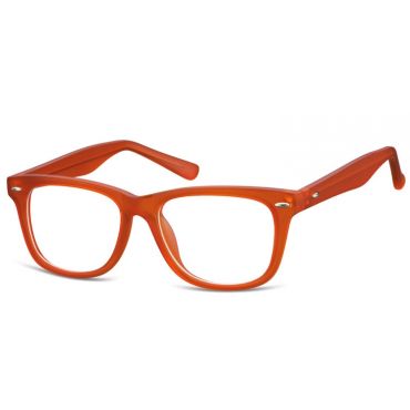 Dětské brýle bez dioptrii Wayfarer - oranžové
