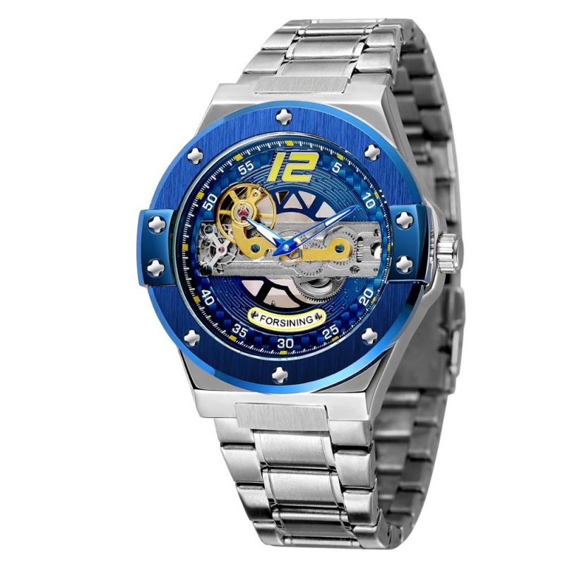 FORSINING pánské automatické hodinky Entrant MXT2 Modré