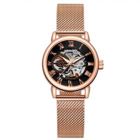 FORSINING dámské mechanické hodinky FSL8099M4G4 Růžové zlato