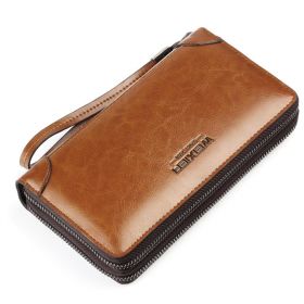 Weixier pánská kožená peněženka Alkes Khaki