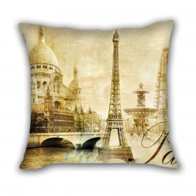Huado dekorační povlak na polštář 45x45 Paris vintage