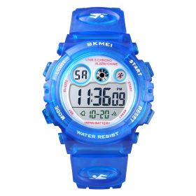 SKMEI 1451 Dětské sportovní hodinky Little Man Modré