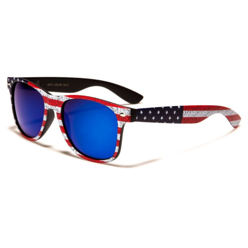 Retro sluneční brýle wayfarer USA Modré