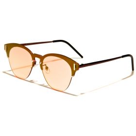 VG Luxury dámské Sluneční brýle okrouhlé Růžové