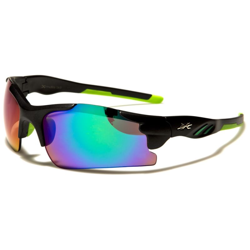 Xloop WRAP outdoorové sluneční brýle Modro-zelené