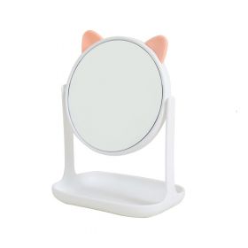 Stolní dívčí kosmetické Zrcadlo Kotě Bílé