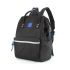 Himawari studentský batoh USB Sorrel Černo-modrý 19L