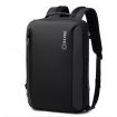 Ozuko pánská taška VS batoh USB port Carry Černý 9L
