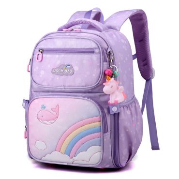 Dětský školní batoh Spirit Unicorn Jednorožec Fialový