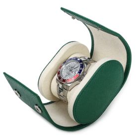 Contacts® Kožený dárkový box na hodinky Saffiano Zelený