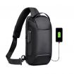 Weixier outdoor batoh přes rameno s USB Eliseo Černý 5L