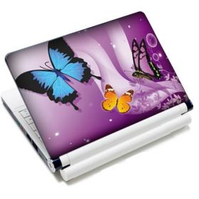 Huado fólie na notebook 12-15.6" Motýlci ve fialové
