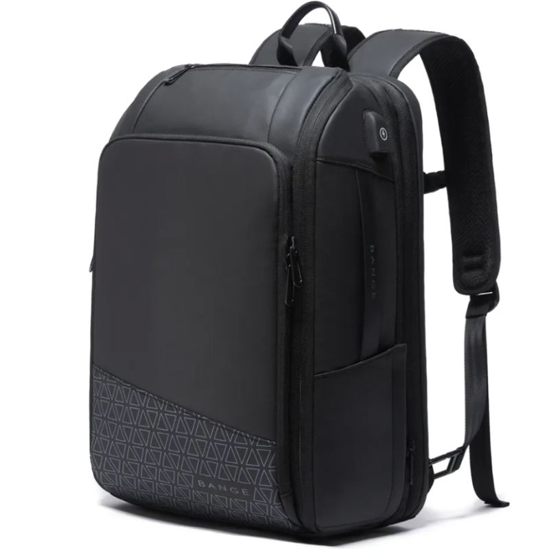 BANGE Business cestovní batoh s USB IONIC Černý 40L